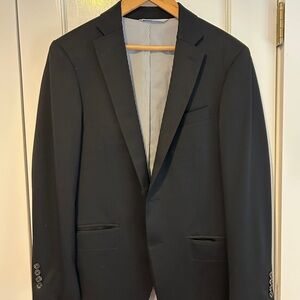 Todd Snyder Suit - Sutton Fit in Black. Size 36S Jacket / 30x30 pants